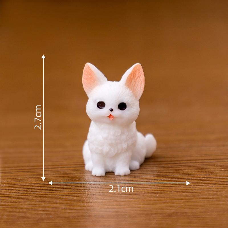 Mini Ornament Pisică Drăguț Pisicuță Micro Peisaj Casă de păpuși Interior Mașină Decorv