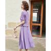Pasite Women's New Chinese Style Satin Banquet Dress