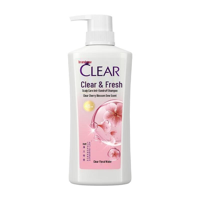 Clear Anti-Dandruff Cherry Blossom Refreshing Shampoo