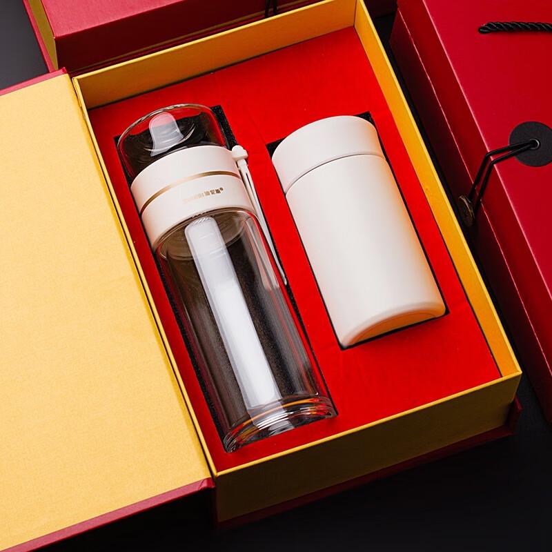 SX 316 Stainless Steel Tea Infuser Thermos Bottle Gift Set