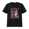 Akshay Kumar Bollywood Filme Indisches T-Shirt Stilvoll Bequem Für Fans Vintage Dehnbares Oberteil Für Den Alltag Unisex