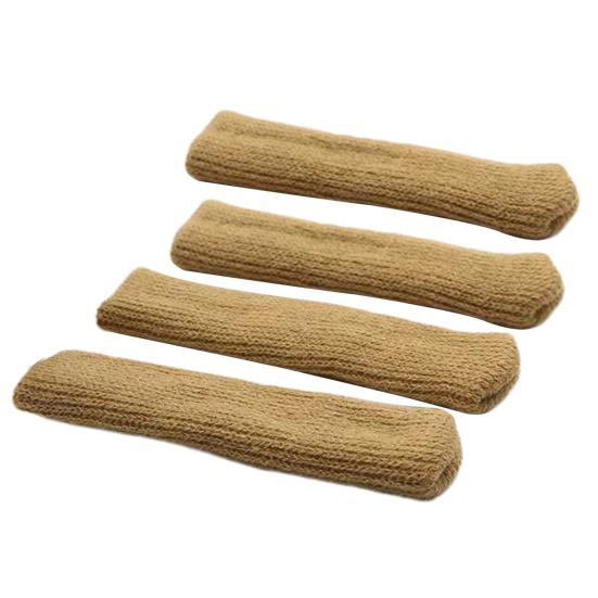 4 Pcs Knitted Chair Leg Covers Elastic Furniture Leg Protectors Non Slip Table Feet Covers Chair Leg Booties for Floor Protection Reduce Friction
