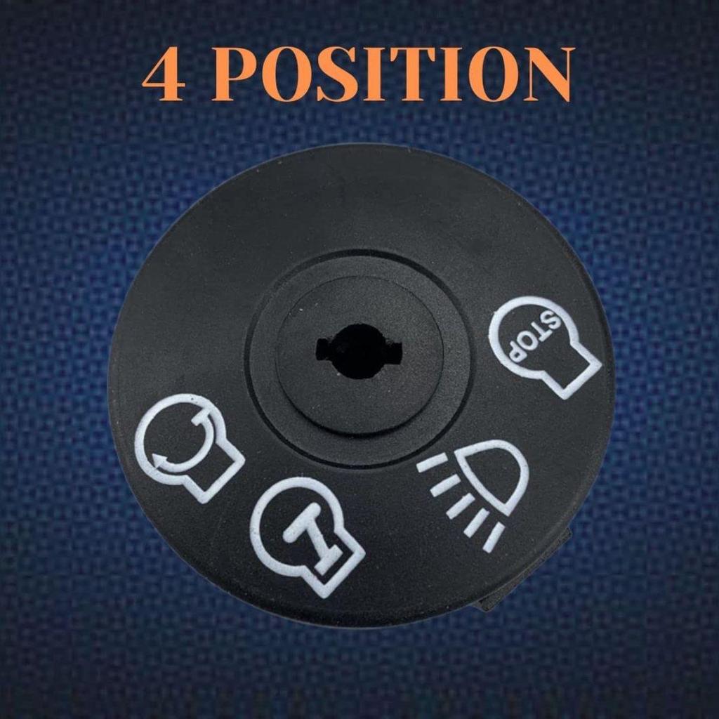 2er-Pack Zündschloss mit 2 Schlüsseln für L100 L105 L107 L108 L110 L111 L118 L120 L130 Rasentraktoren Aufsitzmäher – 4 Schlüsselpositionen