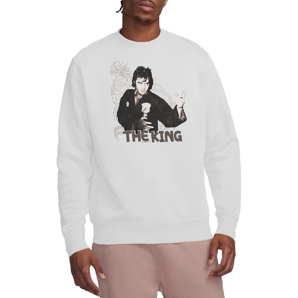 Elvis Presley Unisex Erwachsener Fighting King Sweatshirt