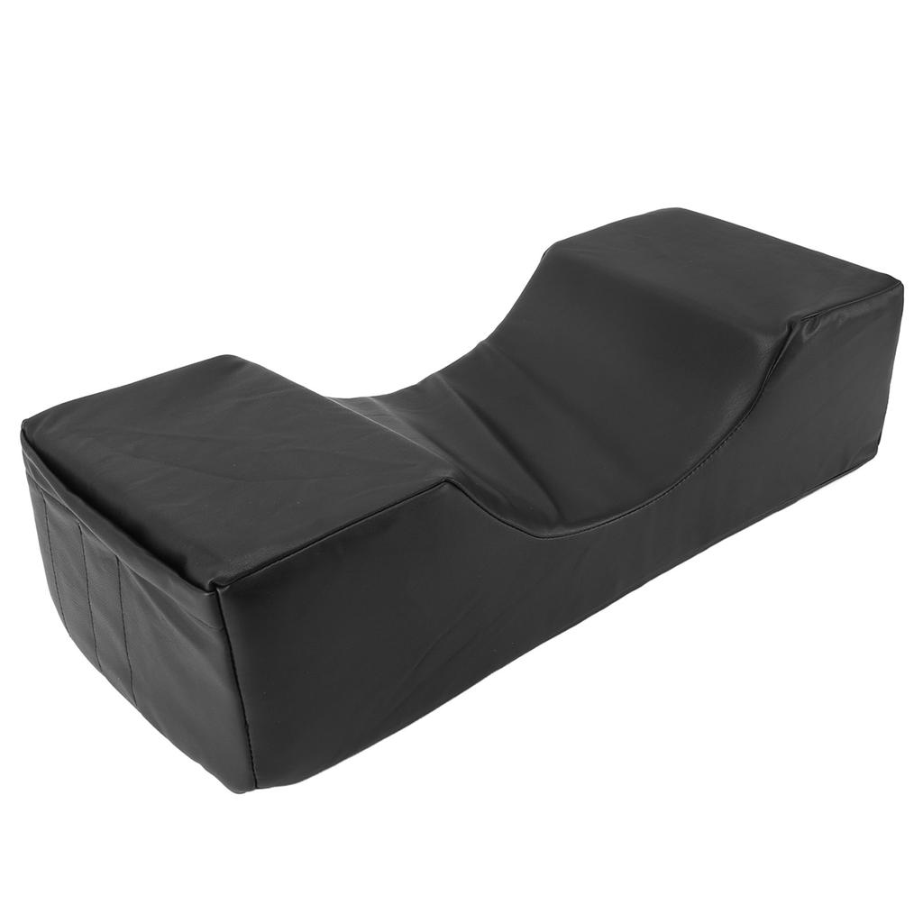 U-förmiges Wimpernverlängerungskissen mit Seitentasche Memory-Schaum PU-Leder Ergonomisches Wimpern-Nackenkissen zum Graften Beauty