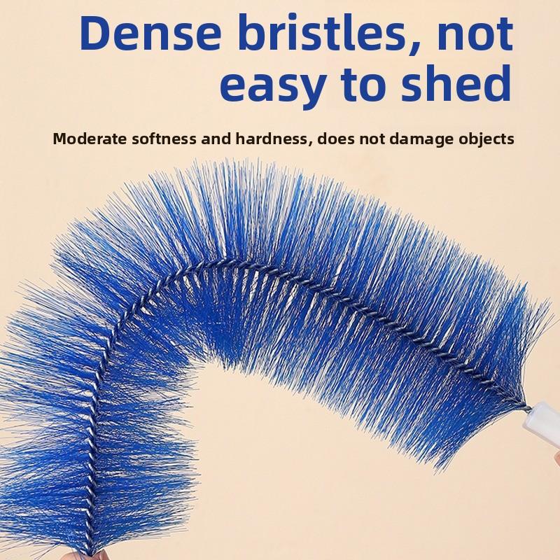 Fan brush Dust brush Sewer brush Screen blinds Bendable cleaning brush Household sofa dust duster brush