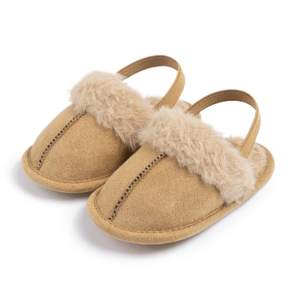 

Unisex Toddler Shoes With Elastic Band For Cold Season Playtime 11cm абрикосовый