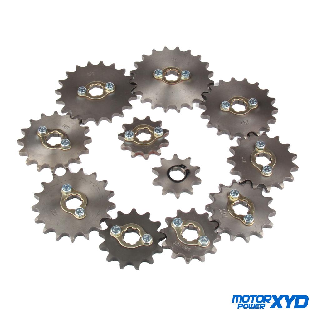 428# 20mm 10 11 12 13 14 15 16 17 18 19 T Teeth Front Engine Chain Sprocket For Dirt Pit Bike Monkey ATV Quad Go Kart