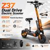 Trottinette Électrique Z37-6000W60V30AH E-Scooter-Vitesse 70km/h Pneu 11 Pouces sous Vide-EScoot Pliable