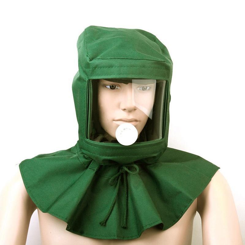 Blasting Hood Sand Abrasive Grit Shot Blaster Mask Anti Dust Equipment 新品未使用正規品