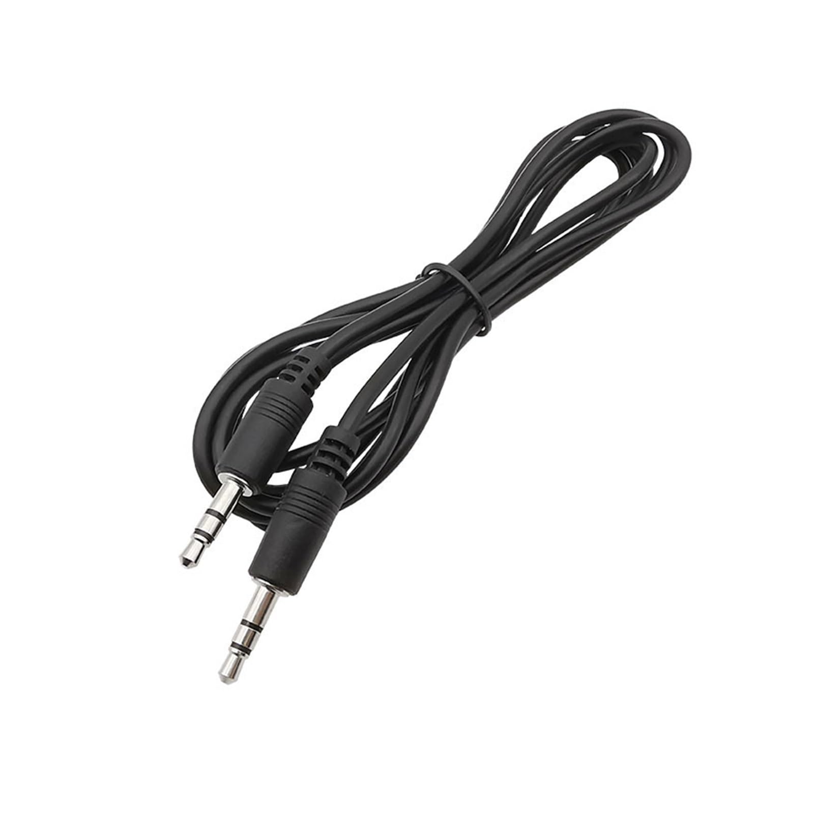 

1PC 3.5mm Male Stereo Audio Aux Cable Connector 1/8 TRS Plug Audio Headphone Cord Line Extension Wire 50/100/150cm(150CM) One size