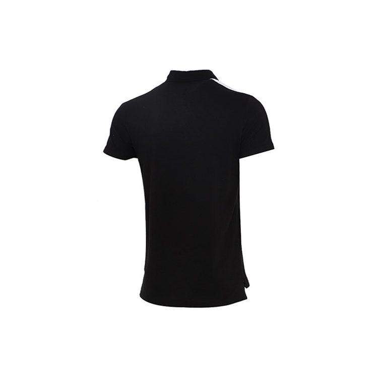 PUMA Polo Shirts Men's Black Polo Collar Moderate Straight Fit 532290-01