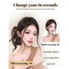 Chicken Feather Hair Band Claw Clip Feather Shuttlecock Hair Extensions Messy Hair Bun Crab Clip High Ponytail Hair Accessories