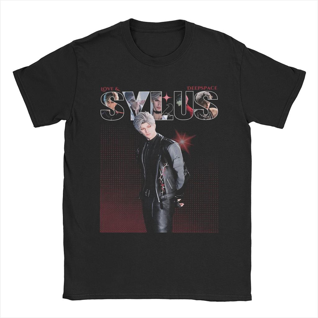 Rafayel Love and Deepspace Girl Dinner T-Shirt for Men Otome Game Anime Cool Cotton Tee Shirt Short Sleeve T Shirt Adult merch