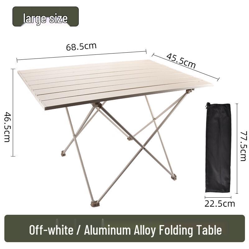Portable Aluminum Alloy Folding Picnic & BBQ Table