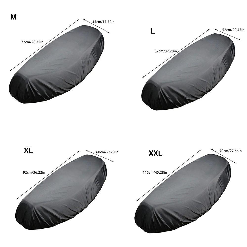 Durable Motorcycle Seat Cover Flexible Universal Saddle Cover Rain Protection