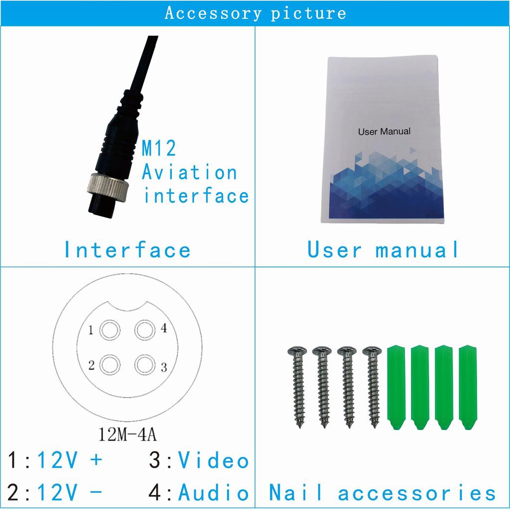 2MP Infrared Car & Bus Camera 1080P AHD/TVI