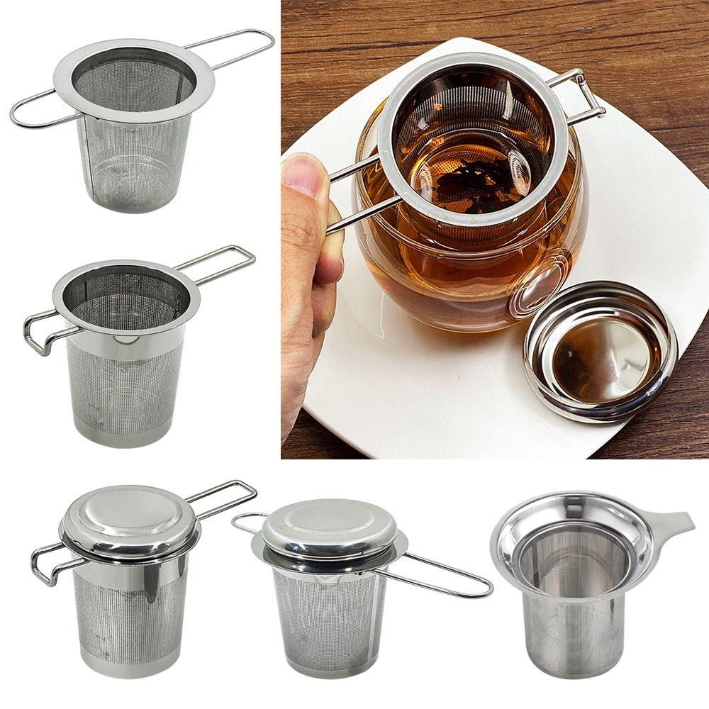 Reusable Tea Infuser Filter Stainless Steel Leaf Spice Filter Creative Mesh Tea Infuser Tea