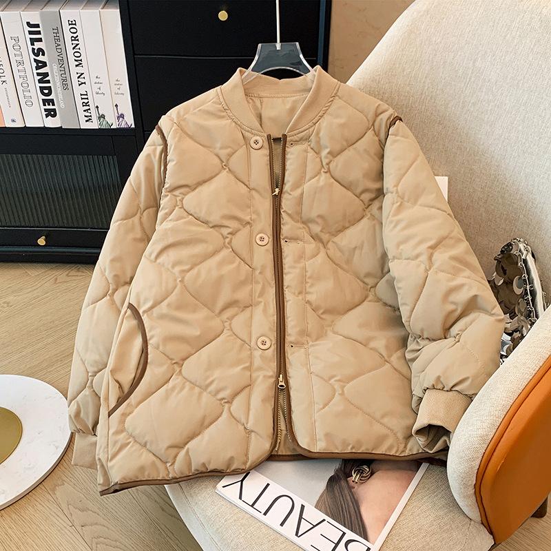 Preppy Style Short Cotton Jacket Women's 2025 Winter New Thickened Cotton Jacket Cotton Jacket