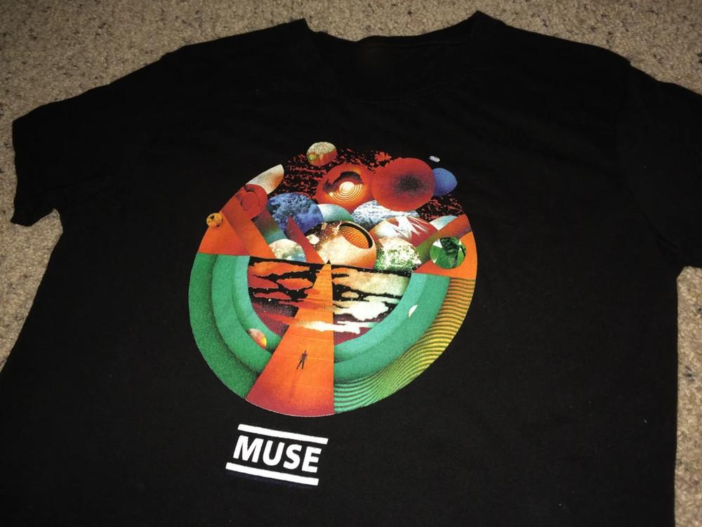 Винтажная футболка группы MUSE Хлопок Для мужчин Женщин S До 4XL BO1127 Унисекс Футболка XXXL