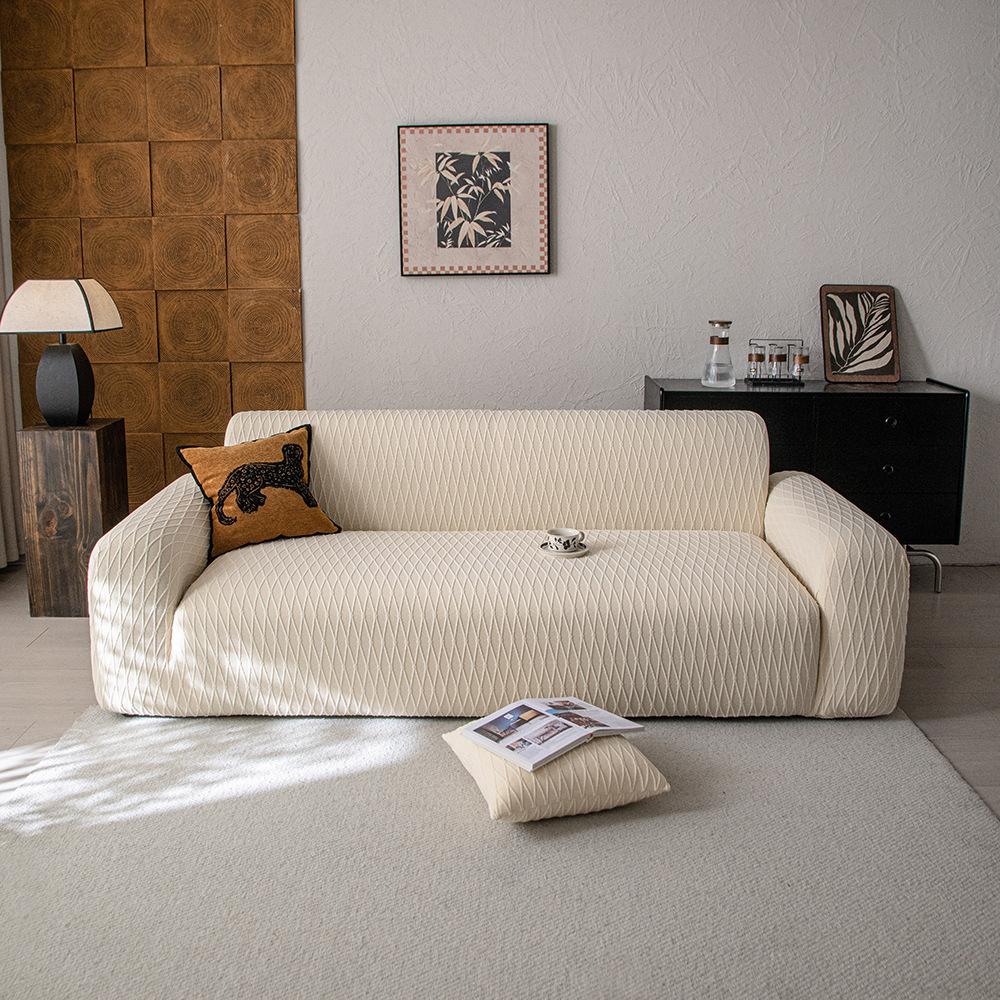 The New Full Cover Sofa Cover Is Anti Slip and Dust Proof. It Is A Whole Elastic Sofa Cover That Can Be Used All Year Round