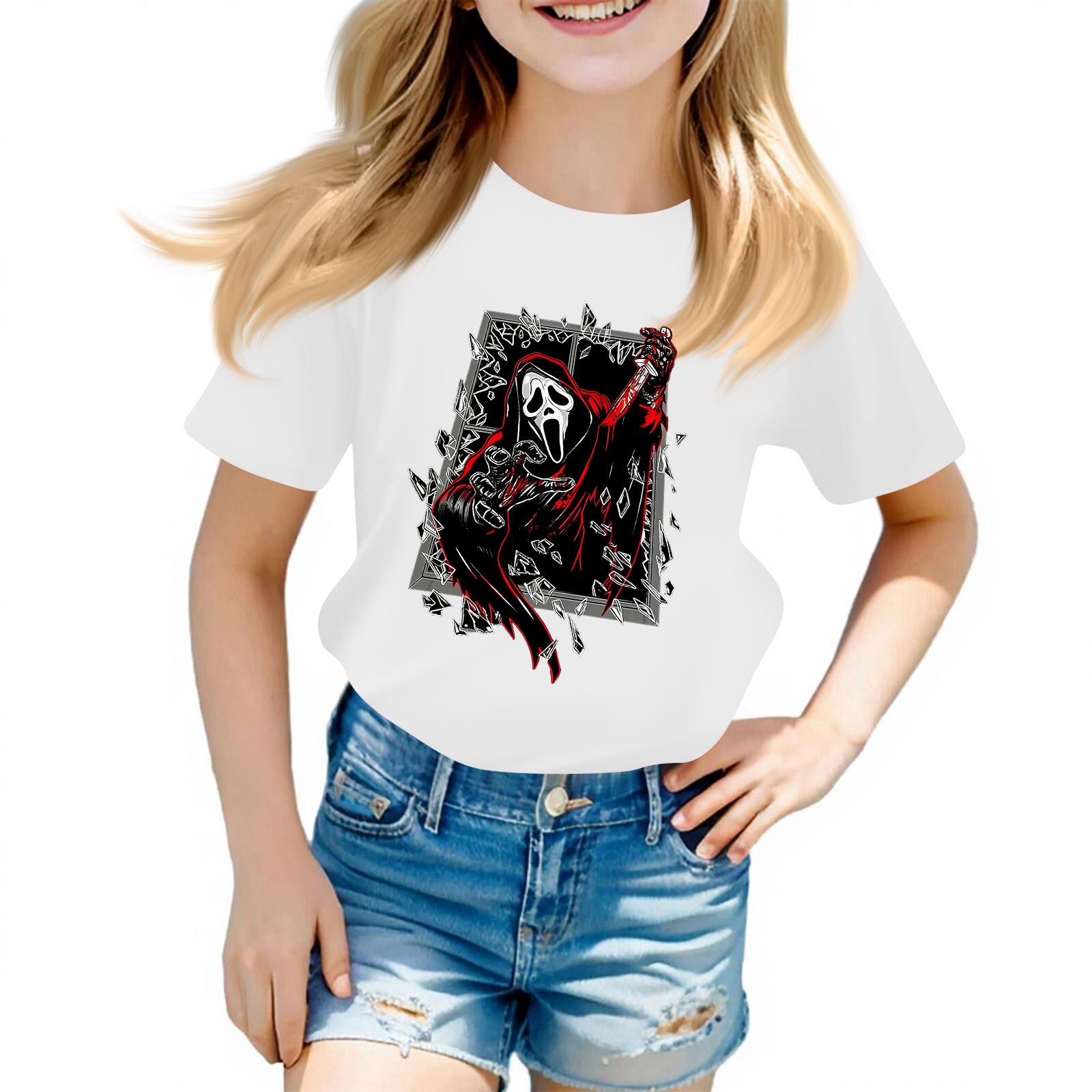 

Children s Fashionable Casual Printed Short-Sleeve Top 160