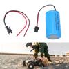 LR20 D Dummy Battery Spacer Fake Battery Placeholder with Input Cable for Electronics Power Supply Replacement