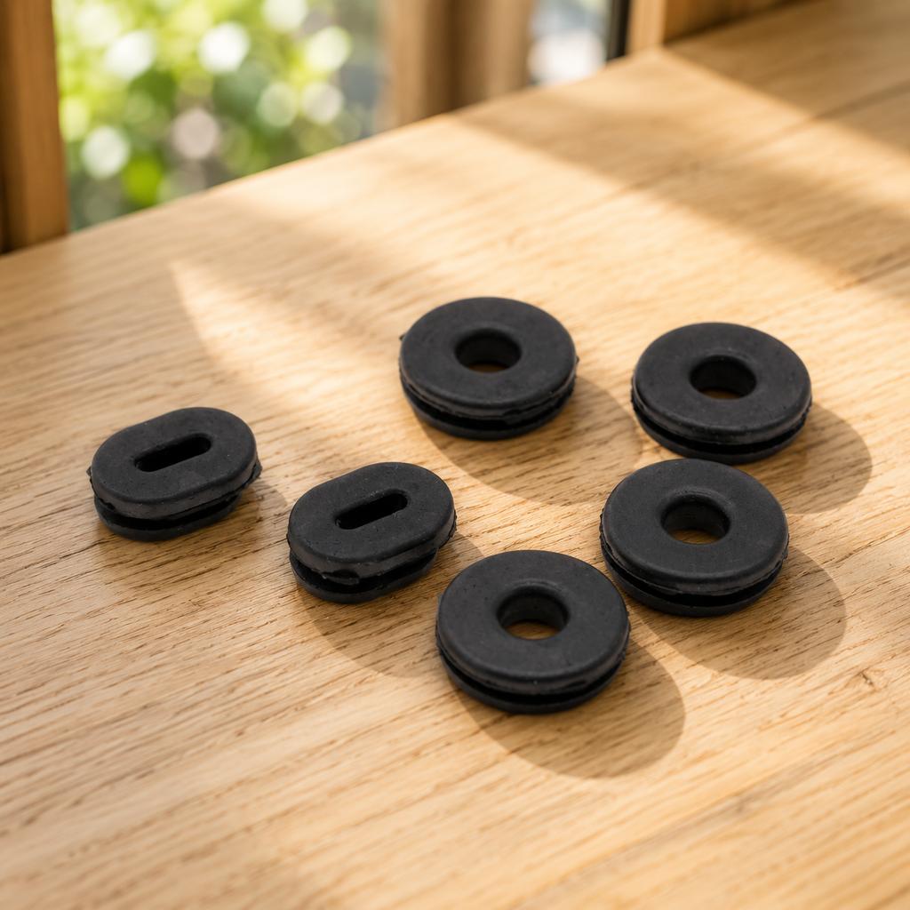 Motorcycle Side Cover Rubber Gasket Set for CG125 GN125 GS125 WY125