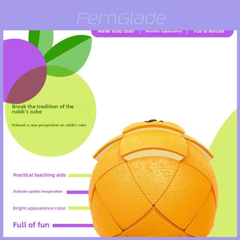 Fruit Shape Puzzle Cube With Plastic Material For Early Education Kids