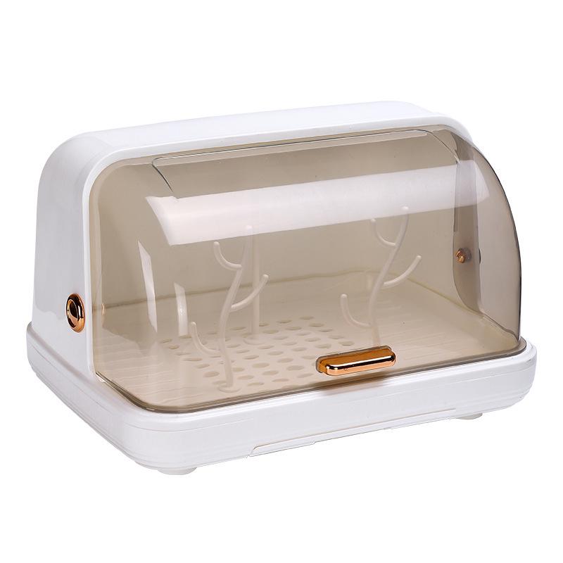 Glass Cup Drying Rack and Dustproof Holder for Wine and Water Glasses