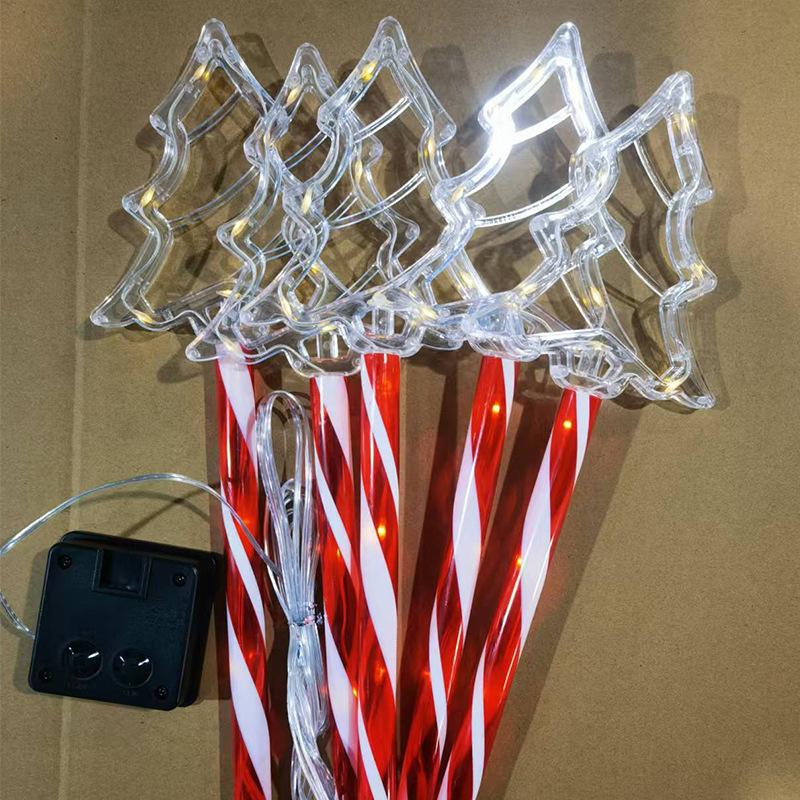 2025 Solar Weihnachts-Weihnachtsmann und Schneemann Leuchtende Lichterkette für Außendekoration