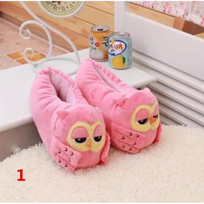 girls owl slippers