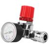 Druckreglerschalter Regelventil Manometer mit Stecker/Buchse für Kompressor