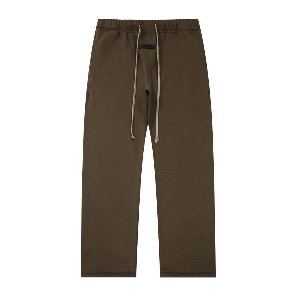 Pantaloni de trening unisex ESSENTIALS la modă cu imprimeu cu litere - Pantaloni lungi casual largi Streetwear