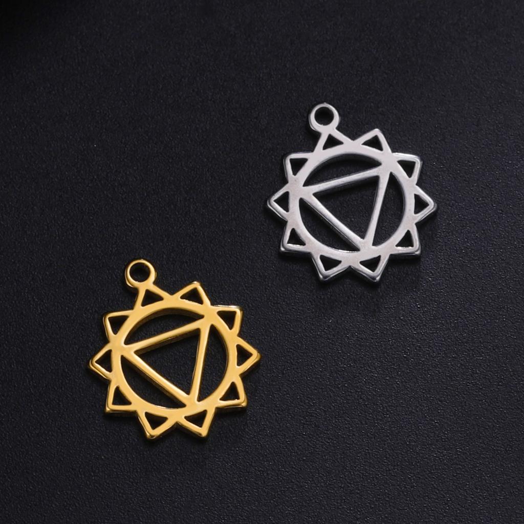 Teamer 5pcs/lot Stainless Steel Charms for Jewelry Making Bear Leaves Stars Pendant Mini Charm Bracelet DIY Accessories Hot Sale