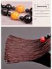 Men's Luxury Peach Wood Pixiu Car Hanging Ornament
