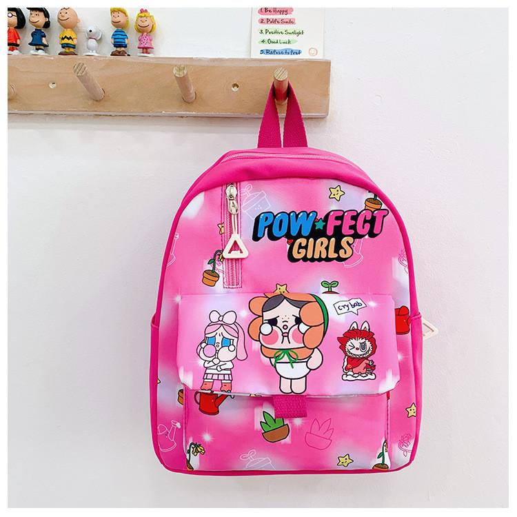 

Childrens Cartoon Adorable Backpack Lightweight Large Capacity School Bag Kids For роза розовый