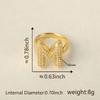 26 Letter Open-Ended Zircon Ring INS Minimalist Series Gift For Friends
