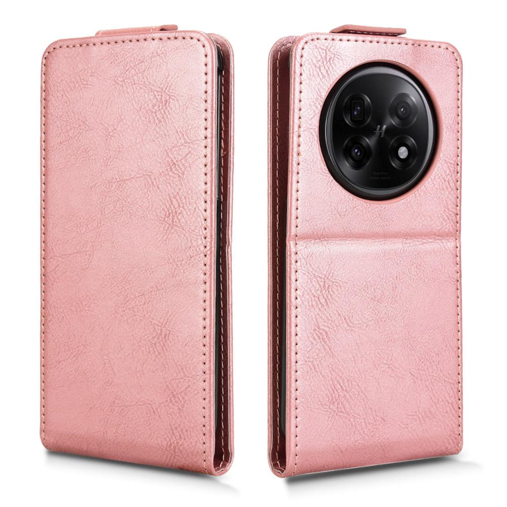 For Oppo Find N5 5G Stand Case Magnetic Clasp Vertical Flip Leather Phone Cover with Card Holder