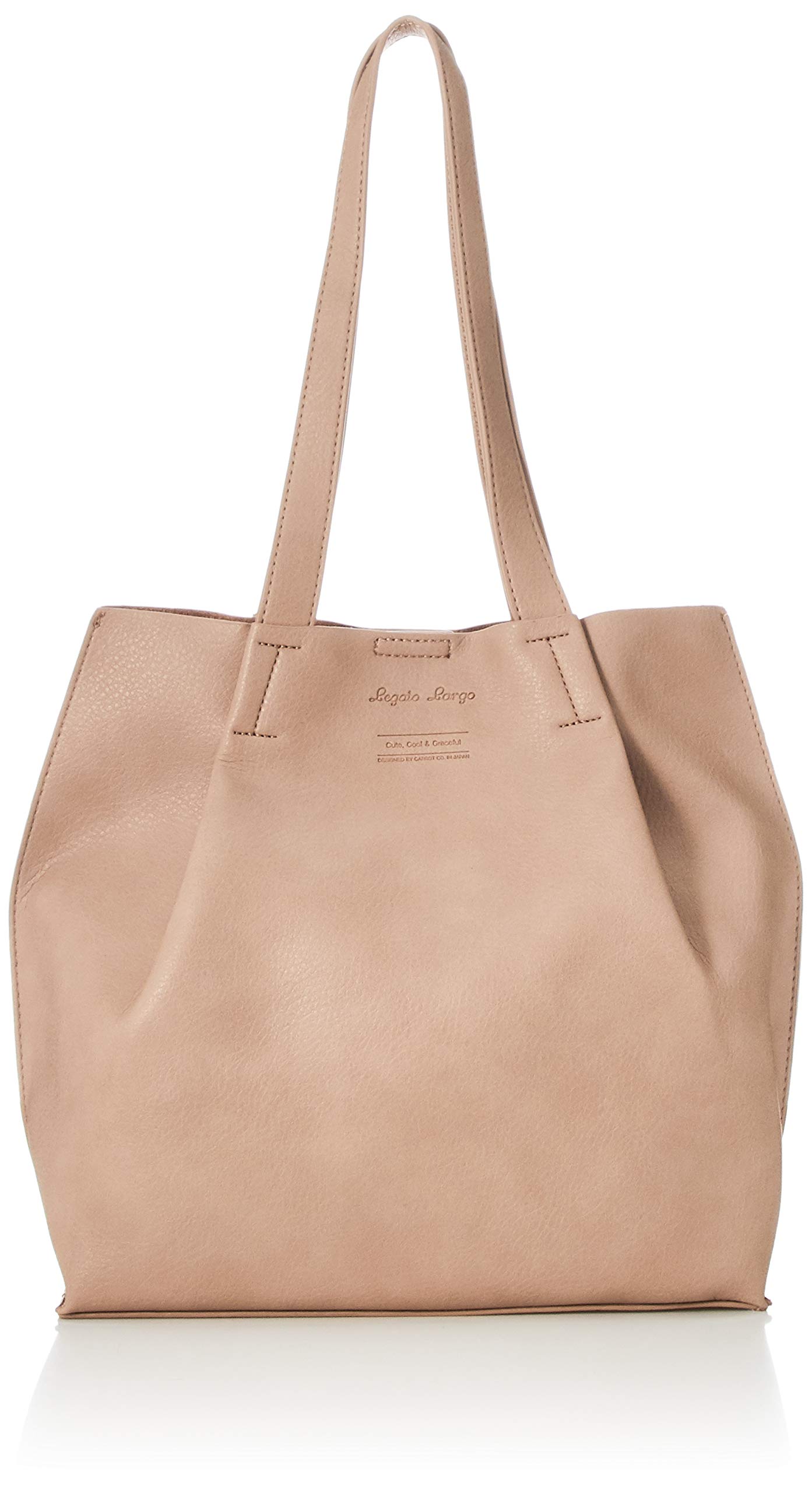 Женская сумка-тоут Legato Largo серо-бежевого цвета