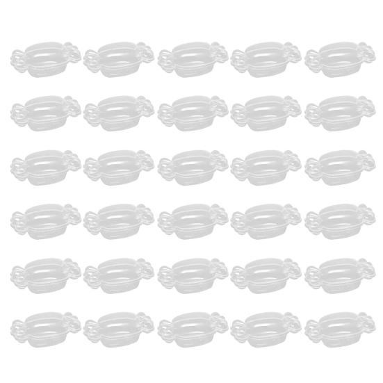 Tårtbox med lock Transparent godis- och snacksförvaringslåda Dekorativ snacksbehållare Födelsedagar Familjesammankomster Gåva