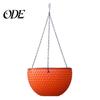 Hanging Pot Flower Basket Imitation Honeycomb Self Water Absorption Plant Hanger Waterproof Outdoor Resin for Garden