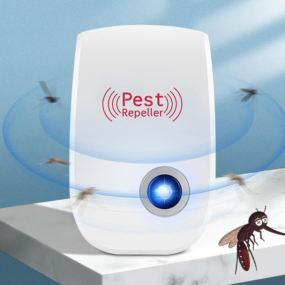 Ultrasonic Pest Repeller Electronic Repellent Plug-in Repellent Device for Mice Cockroach Spider Ant Mosquito Bug Insect