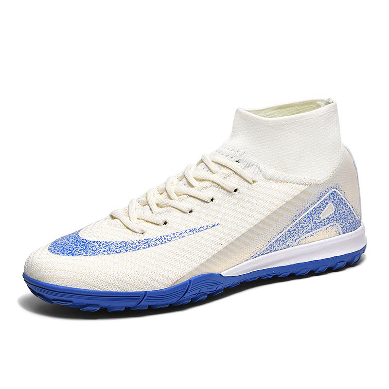 Football shoes for men and women short style AG nails suitable for students anti-slip for adult training ET sports shoes