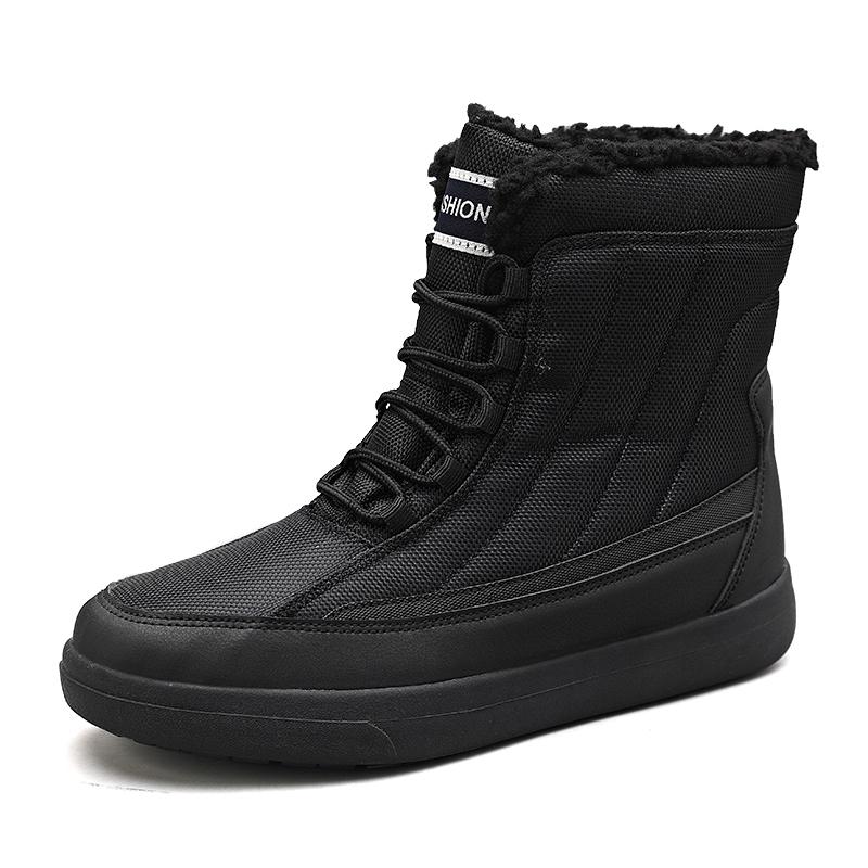 Staubdichte wasserdichte Damen-Schneestiefel, rutschfeste High-Top-Stiefel, Damen-Baumwoll-Stiefeletten, Herren-Winter-Schneestiefel
