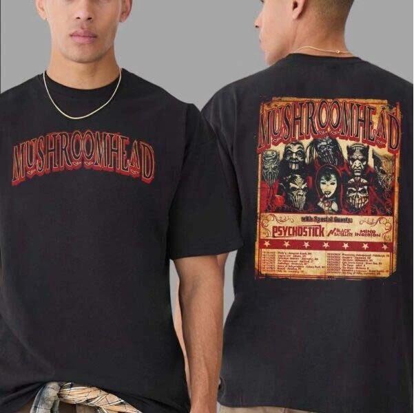 Mushroomhead 2025 Tour Tee Wt Psychostick, Black Satellite & Mind Incision Dates