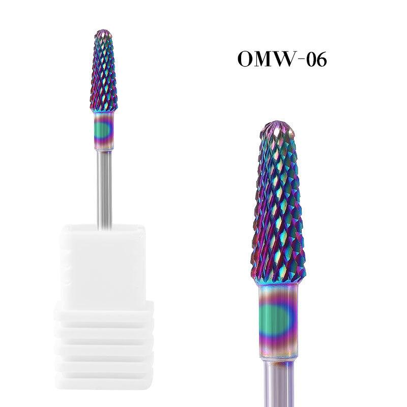 Nail Tungsten Steel Grinding Head Blue Label Tungsten Steel Drill Electric Nail Sander Accessories