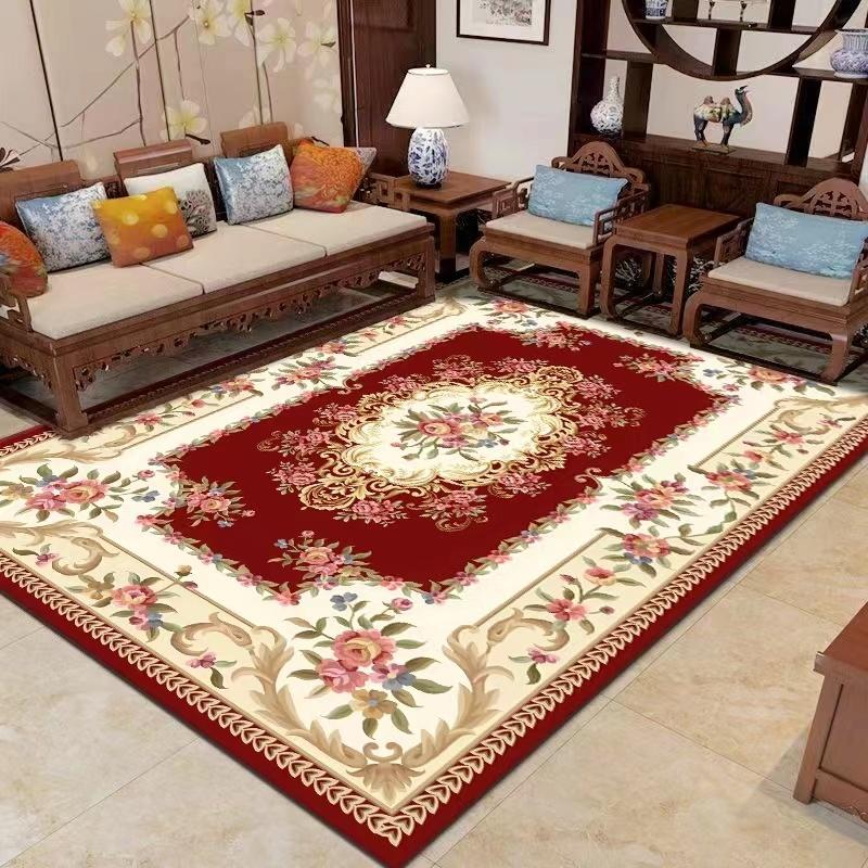

Bohemian Vintage Style Area Rug, Machine Washable Foldable Polyester, Anti-Slip, Versatile for Living Room, Bedroom, Dining & Multi-Area Use 100*160CM