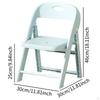 Kids Chair Child Seat Study Anti Slip Lightweight School Stack Folding for Nursery Home