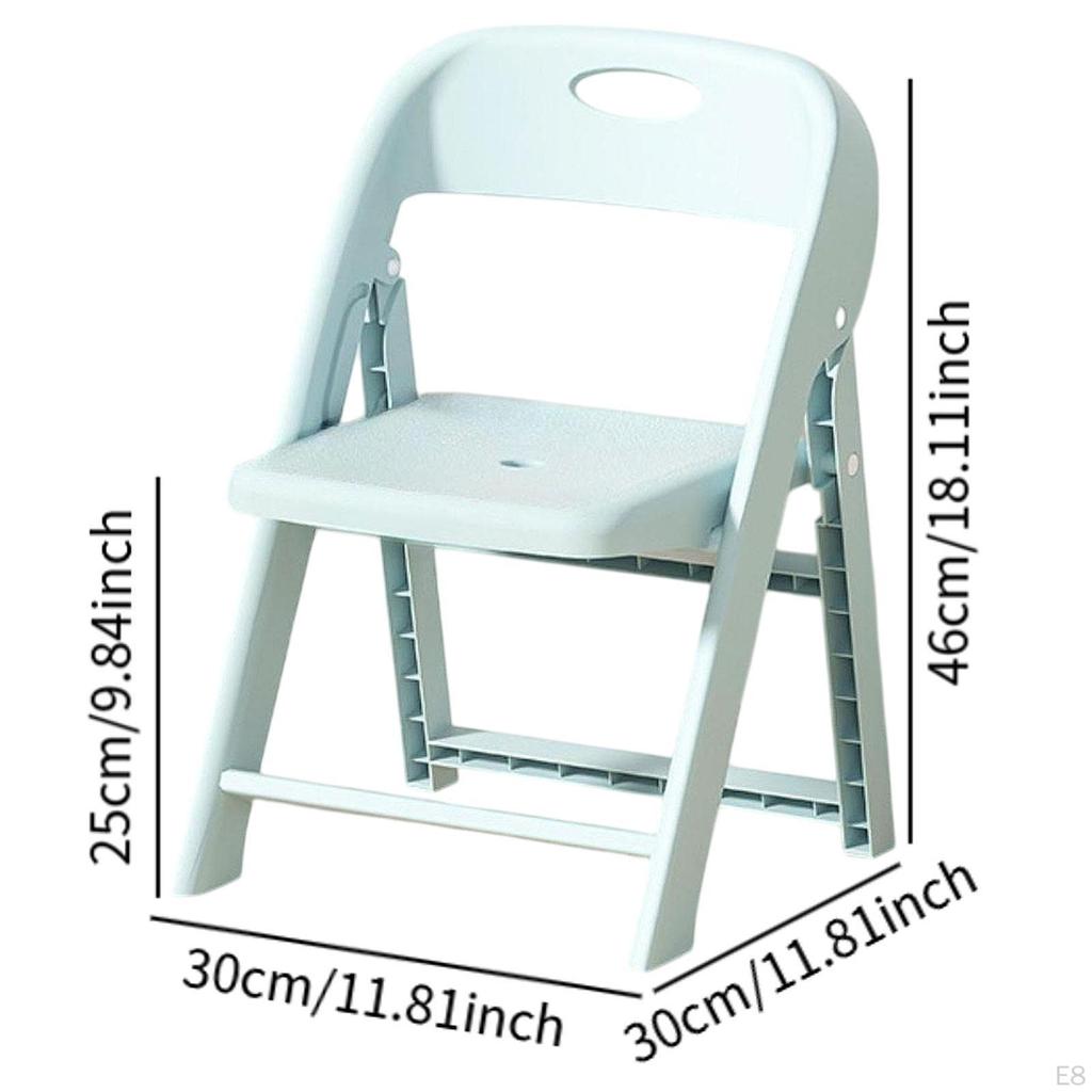 Kids Chair Child Seat Study Anti Slip Lightweight School Stack Folding for Nursery Home